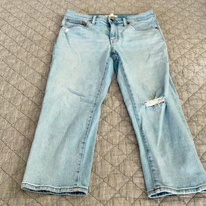 Madewell Mid Rise cropped jeans size 29p